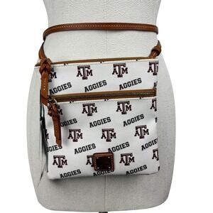 Dooney & Bourke Texas‎ A&M Aggies Double Zip Crossbody Bag Purse